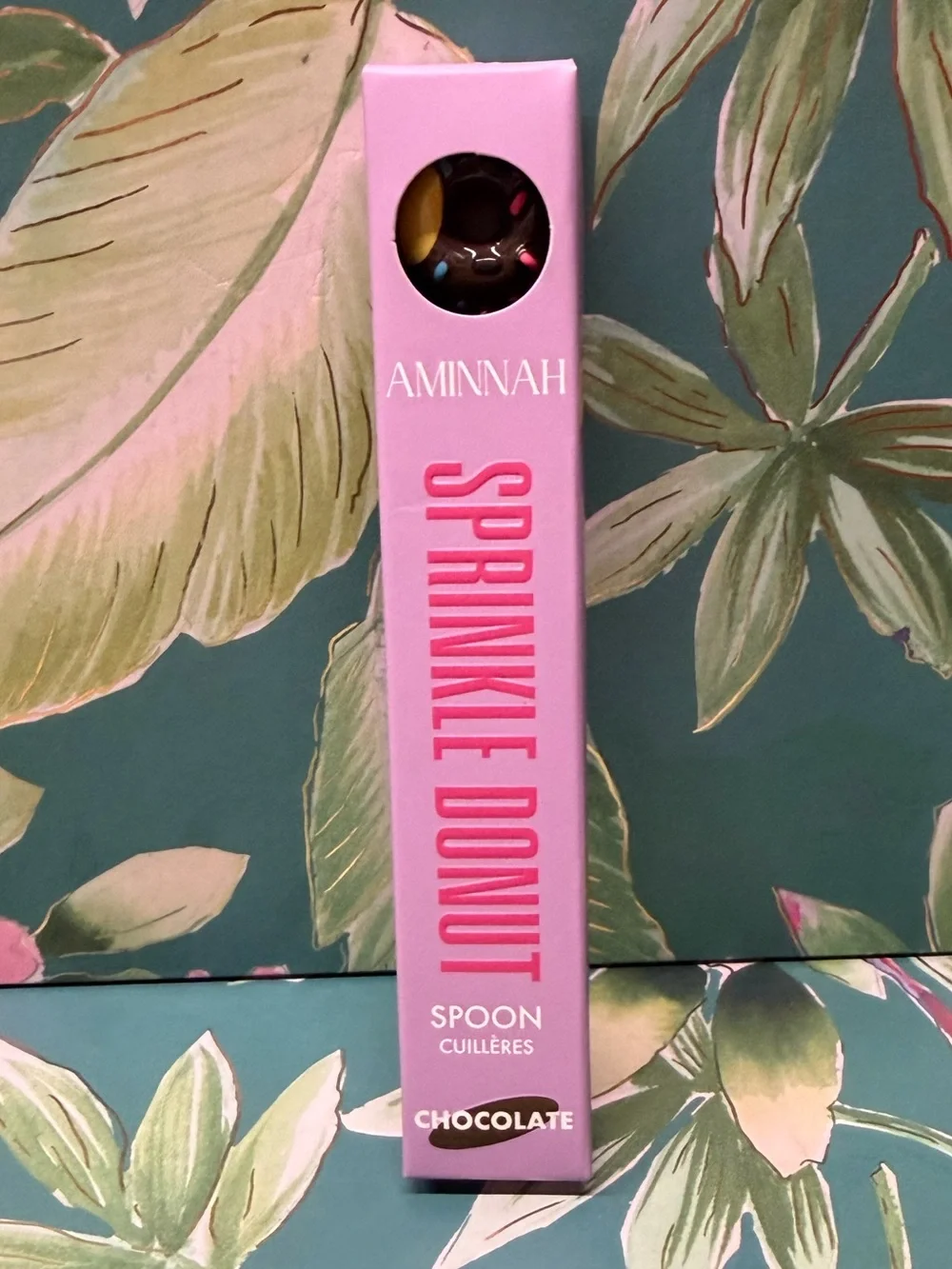 Aminnah Sprinkle Donut Body Butter Spoon Chocolate Brown NIB